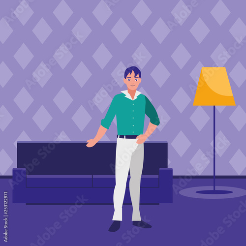 young man avatar character
