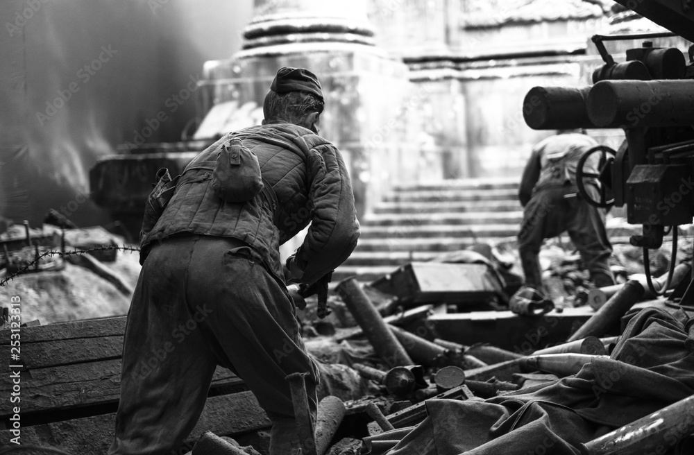 Exposition of the capture of Berlin by Soviet troops in the Museum of the great Patriotic war. Exposition of the capture of Berlin by Soviet troops in the Museum of the great Patriotic war.