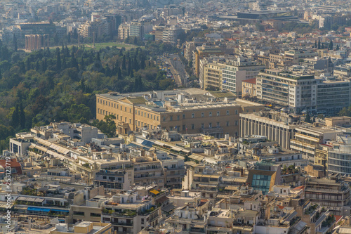 Athens cityscape including Parliament House