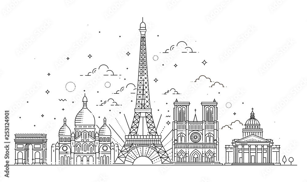 Architectural landmarks of Paris