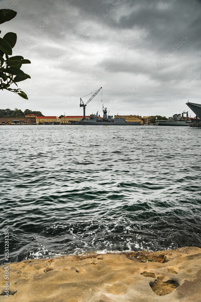 Ufer Hafen Sydney Industrie