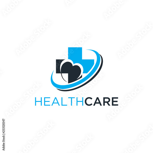 Medical pharmacy logo design template. medical center, drug store, pharmacy, hospital