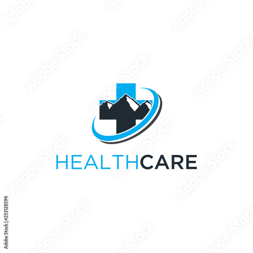 Medical pharmacy logo design template. medical center, drug store, pharmacy, hospital
