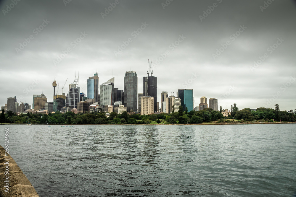 Obraz premium Skyline Sydney Hafen
