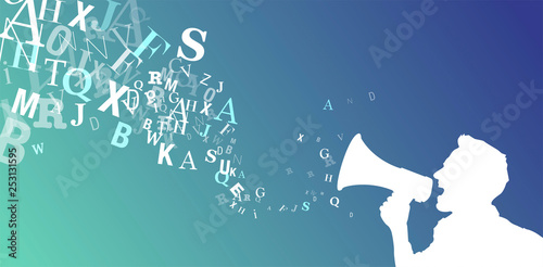 megafono, manifestazione, comunicazione, comunicare