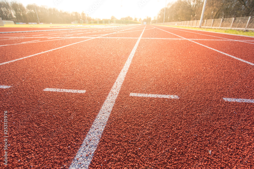 Fototapeta premium running track in the stadium