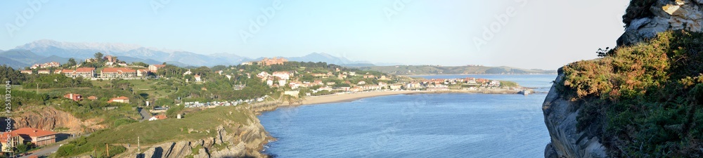Panorama of Comillas, Cantabria