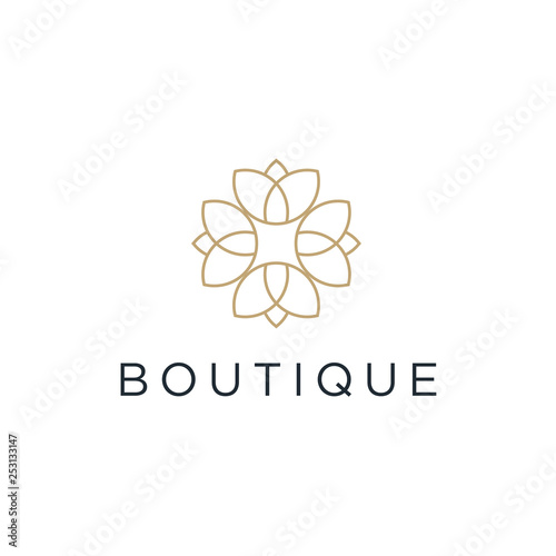 Abstract Elegant Ornament Logo Design