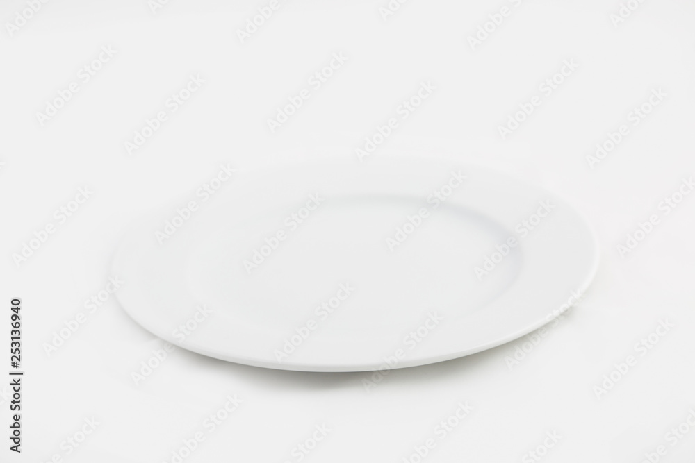 plate isolated on white background plate isolated on white background