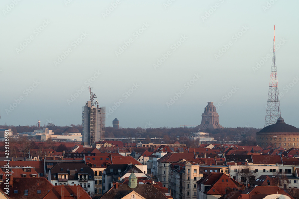 Panoramic View Over Leipzig