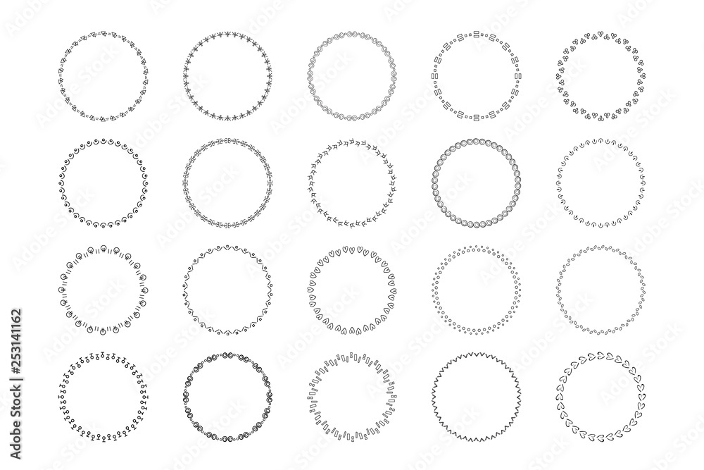 Big set of vector graphic circle frames for designBig set of vector graphic circle frames for design Big set of vector graphic circle frames for designBig set of vector graphic circle frames for design