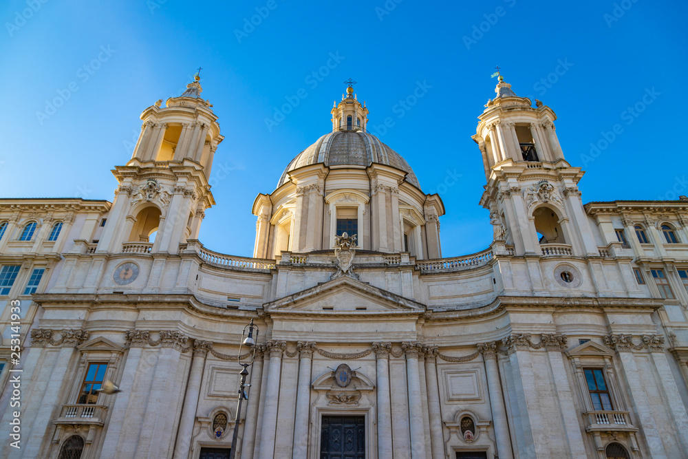 Chiesa di Sant'Agnese in Agone is church in Piazza Navona in Rome. Italy