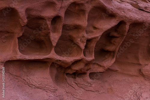 Eroding sandstone formations