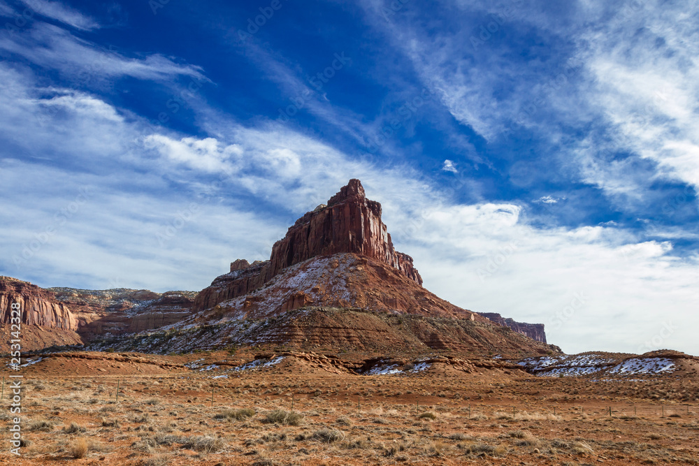 Butte in Utah Butte in Utah