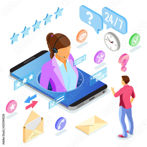 Isometric Online Customer Support