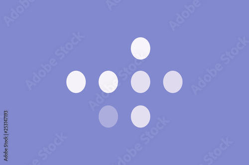 Polka Dots Circles Abstract Modern Art Tone Texture Art Background Pattern Design Graphic