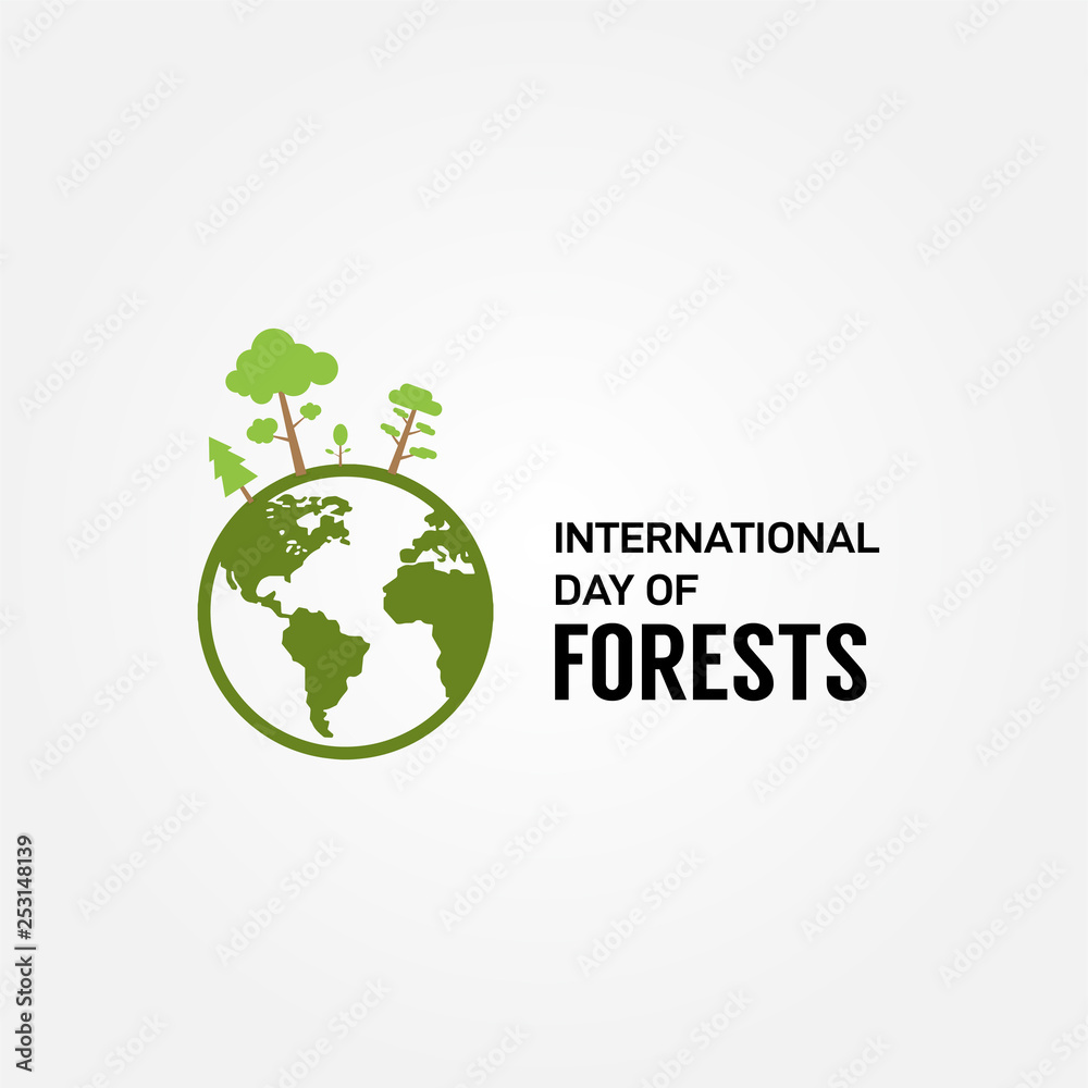 International Day Of Forests Vector Design Template