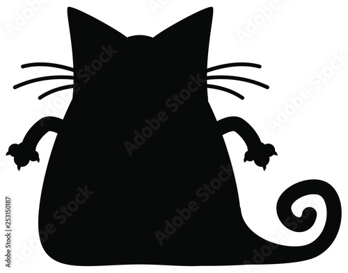Fat Cat Silhouette