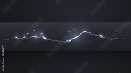 zippers with flashes on carbon fiber background