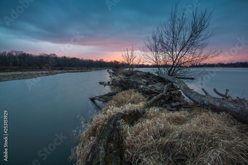 Morning on the Vistula river near Konstancin-Jeziorna, Masovia, Poland