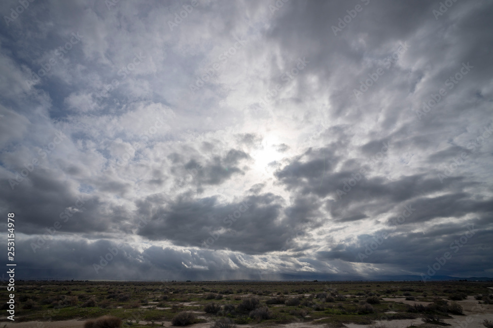 dramatic sky and clouds