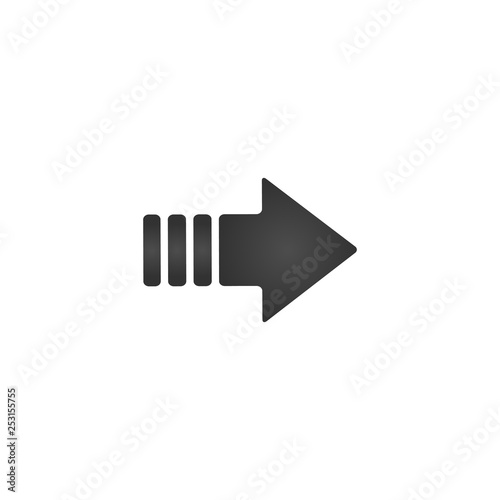 Directional 3d Arrow icon w...