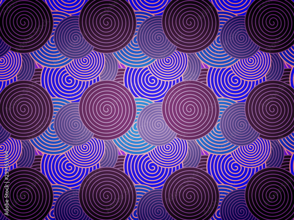 Swirl colorful pattern (Chinese auspicious clouds) background textured - Illustration Swirl colorful pattern (Chinese auspicious clouds) background textured - Illustration