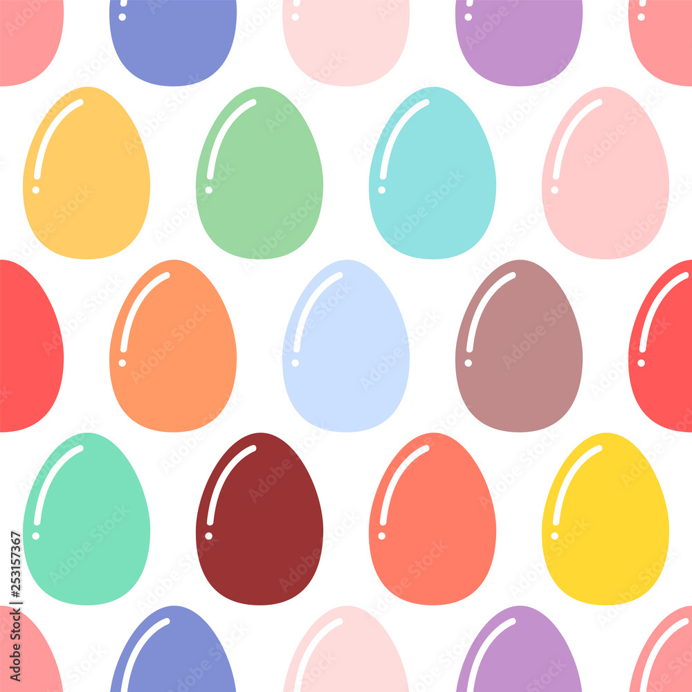 Colorful egg pattern Colorful egg pattern