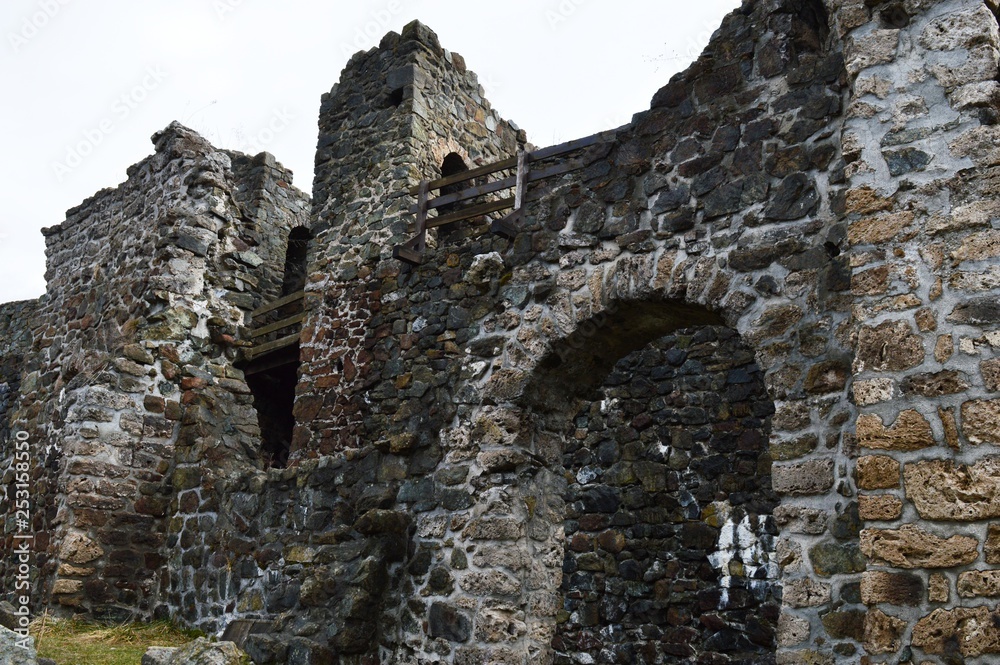 Parts of the old ruined fort