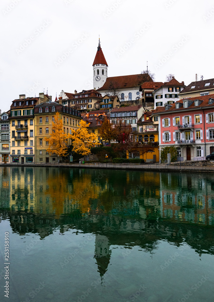 Fototapeta premium Beautiful reflections on the city