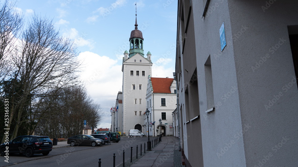 Obraz premium Szczecin Poland Polska Polen Wały Chrobrego Zamek Królewski Royal Castle Festning