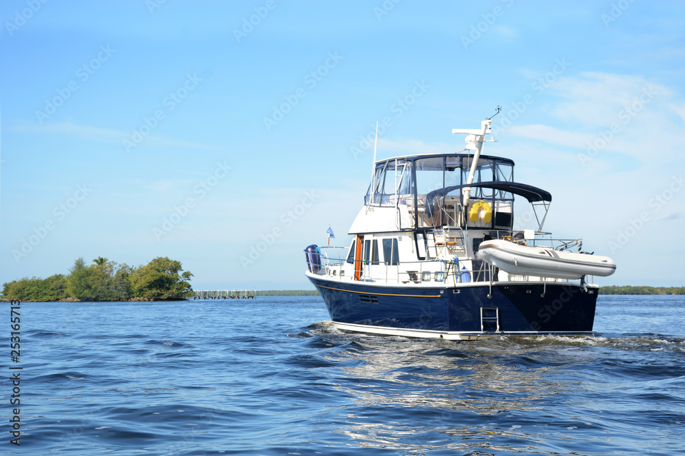 boating on the river