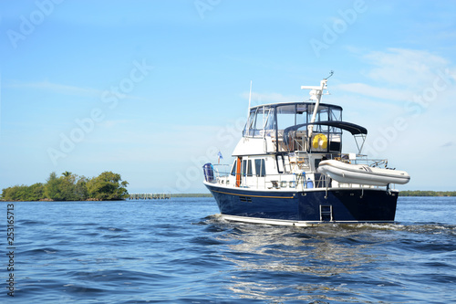 boating on the river