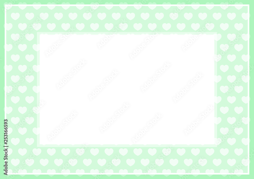 frame of green pastel color soft and hearts shape for banner background and copy space white paper, heart shape on green soft, heart shaped pastel for love card frame, heart shape symbolizes love frame of green pastel color soft and hearts shape for banner background and copy space white paper, heart shape on green soft, heart shaped pastel for love card frame, heart shape symbolizes love