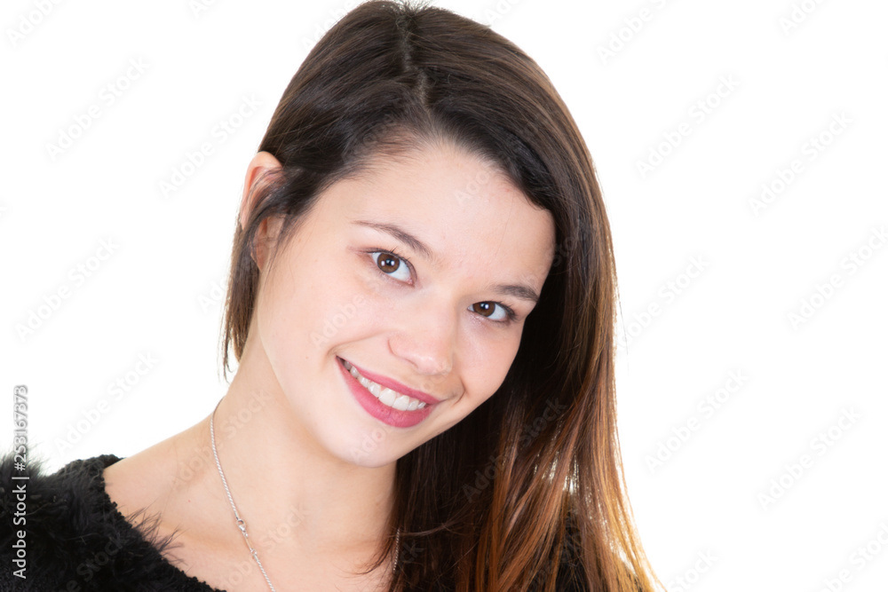 smile emotion young woman portrait for beauty face girl smile emotion young woman portrait for beauty face girl