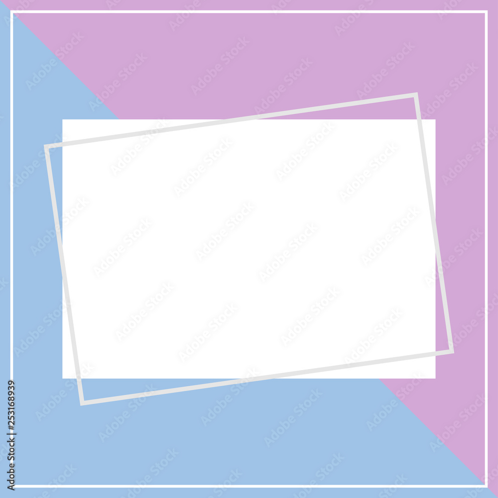 frame template for banner, purple and blue two pastel colors background, purple blue colors frame banner flat lay fashion, square blank copy space for advertising promotion special sale discount frame template for banner, purple and blue two pastel colors background, purple blue colors frame banner flat lay fashion, square blank copy space for advertising promotion special sale discount