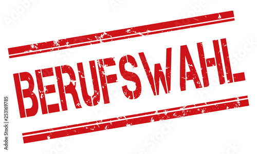 Stempel vector berufswahl