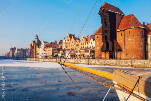 Historic crane in Gdansk