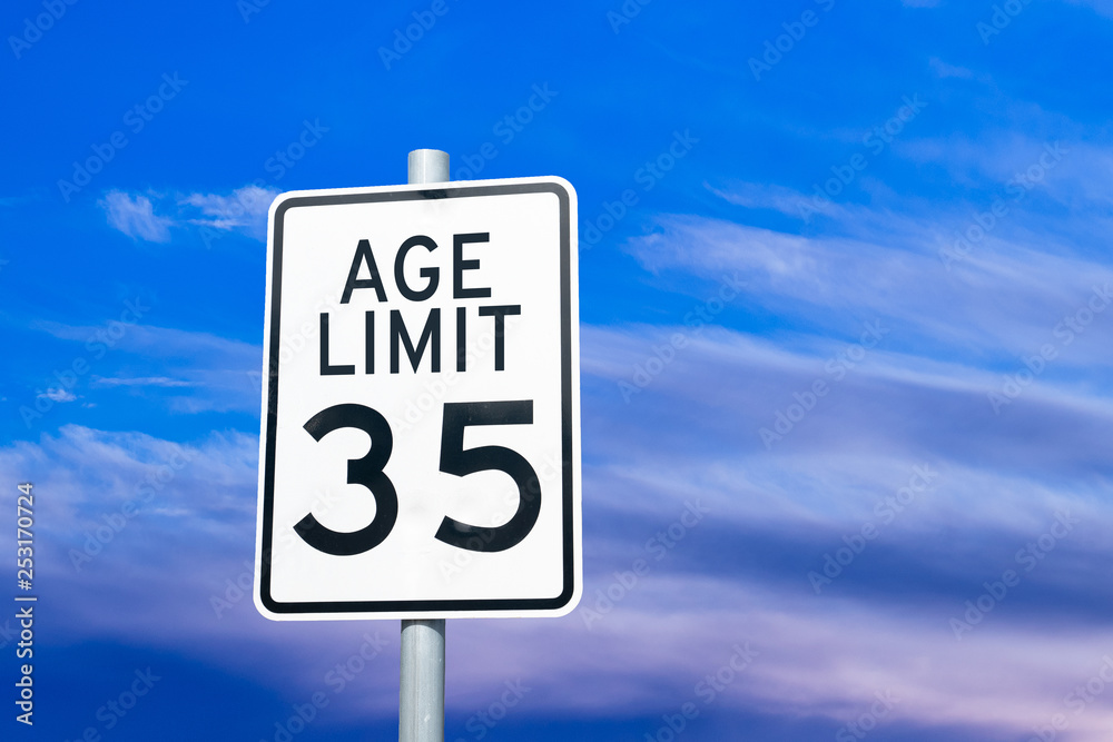 Ageism discrimination social issue sign concept Ageism discrimination social issue sign concept