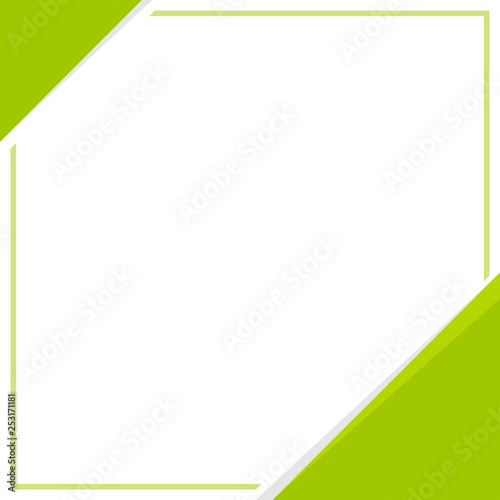 Free Download bright green frame banner web template background square blank and copy space for advertising banner promotion sale discount on media social online marketing products - GFXLoad