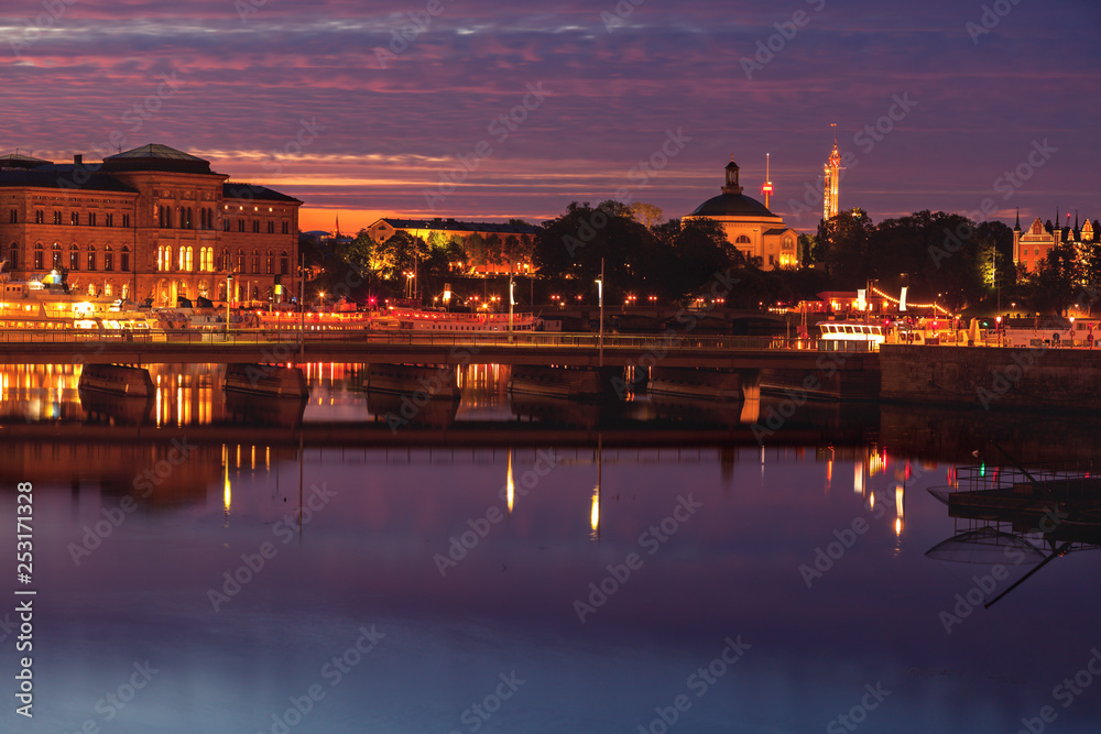 Fototapeta premium Panorama of Stockholm
