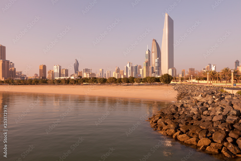 Fototapeta Kuwait City skyline