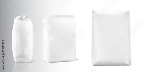 Front, side and perspective view. Vector illustration. Easy to use for presentation your product, idea, promo, design. EPS	