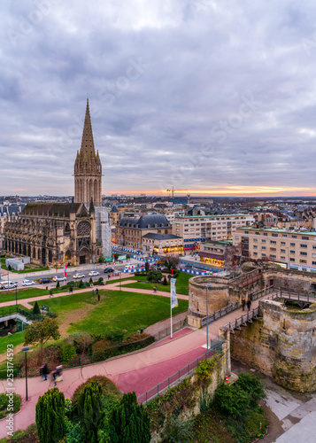 Caen Sunset From Castle © Lee Williams