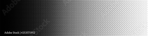 Seamless Screentone Graphics, Halftone Gradation, Black and White, Variation,