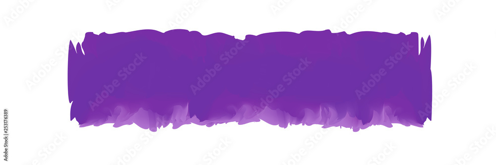 purple stripe painted in watercolor on clean white background, purple watercolor brush strokes, illustration paint brush digital soft in concept water color art, colors acrylic water color paint stain