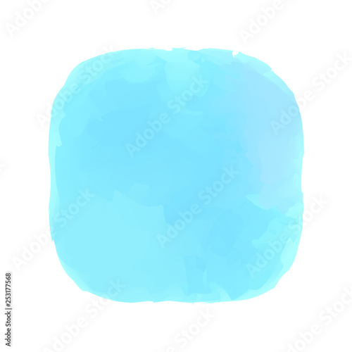 blue watercolor stains circles colors concept painting, blue colors stains in water color art paint style art, watercolor colors mixed pastel soft for background card banner advertising