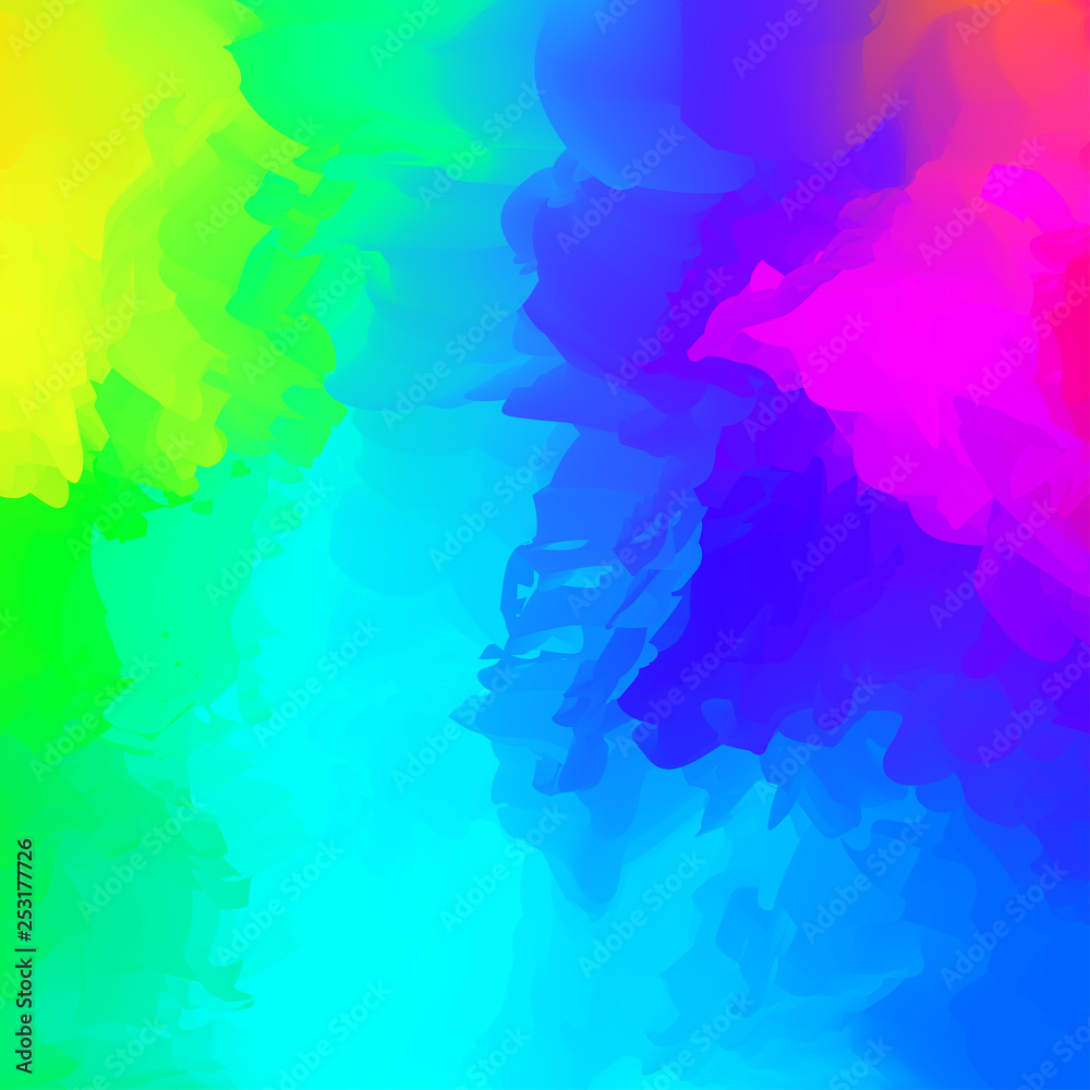 abstract colorful mixed for background, rainbow watercolor stains paint for  card banner advertising, art painting blue colors with watercolor brush  style full frame, acrylic watercolor colorful paint Stock Vector | Adobe  Stock