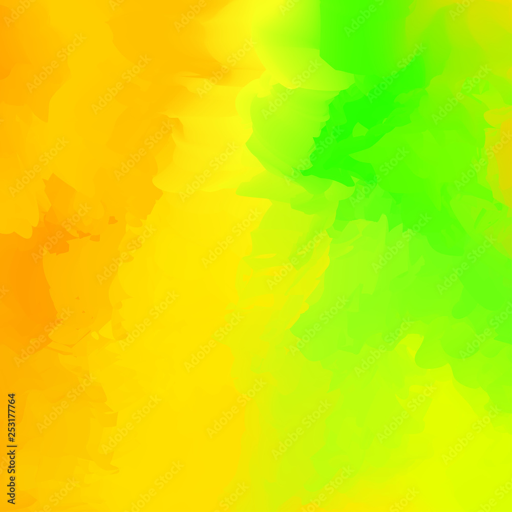 yellow and green abstract colorful mixed for background, watercolor stains  paint for card banner advertising, art painting colors with watercolor  brush full frame, acrylic watercolor colorful paint Stock Vector | Adobe  Stock