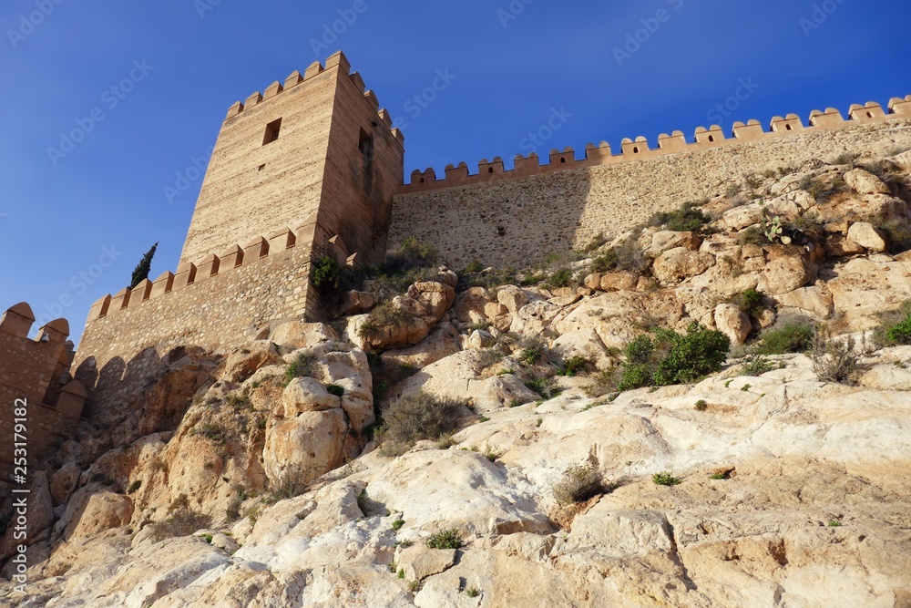Alcazaba Festung in Almería, Spanien